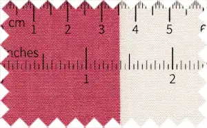 Maroon Flush/White Wide Linen Stripes, 100% Linen