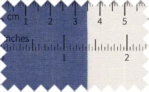Resolution Blue/White Wide Stripes, 100% Linen