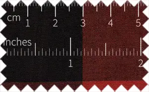 Persian Red/Black Plaids, Cotton/Polyester Blends