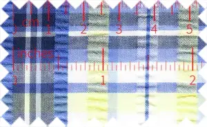 Midnight Blue/Blue/Light Yellow/White Searsucker/Crepe Checks, 100% Cotton