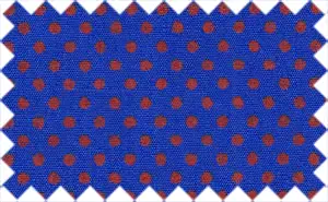 Milano Red/Persian Blue Polka Dots, 100% Polyester