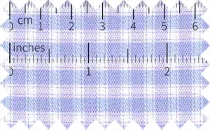 Perano Blue/Light Purple/White Checks, 2Ply 100% Cotton