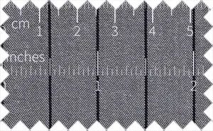 Dark Gray/Black Stretchable Stripes, 65% cotton 35% polyester - Breathable fabric with soft feel