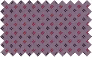 Milano Red/Black Printed Pattern, Cotton/Polyester Blends