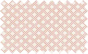 Amaranth Red/White Printed Pattern, 100% Cotton