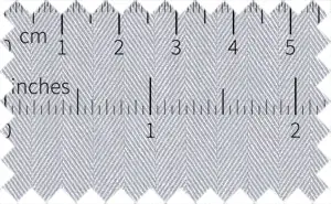 Light Gray Herringbone, Cotton/Polyester Blends
