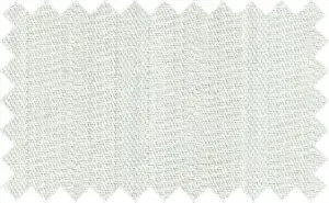 White on White Textured Stripes, Cotton/Polyester Blends