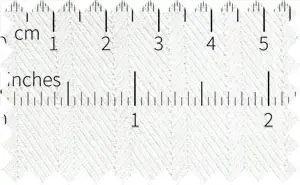 White Chevron, 2Ply 100% Cotton