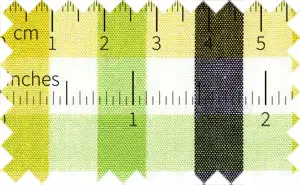 Golden Grass/Dark Citron/Black/White Checks, 100% Cotton
