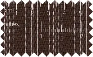Morocco Brown/White Stripes, Cotton/Polyester Blends