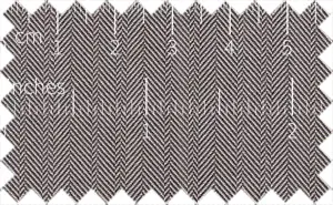 Espresso Brown/Silver 2Ply Chevron, 2Ply 100% Cotton