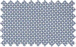 Dark Blue Printed Pattern, 100% cotton