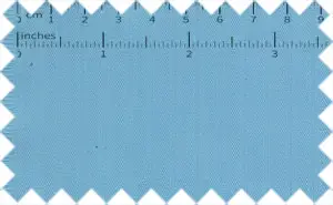 Summer Sky blue chevron stripes, 60% cotton, 40% polyester - The fabric has a shine and