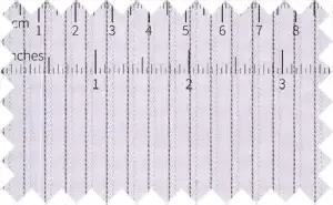 Black/White pin stripes, Cotton/Polyester Blends