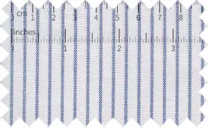 Mariner Blue/White Pinpoint Stripes, Cotton/Polyester Blends - 2Ply pinpoint