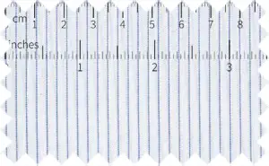 Steel Blue/White Stripes, Cotton/Polyester Blends