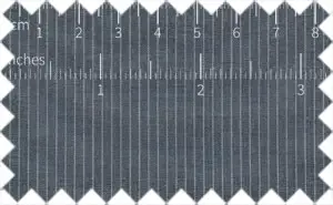White/Shuttle Gray Stripes, Cotton/Polyester Blends