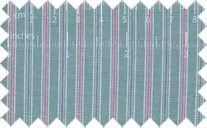 Red/Blue/White Stripes over Gothic Blue, 100% cotton