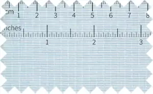 White/Oyester Blue Stripes, 100% Cotton