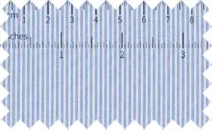 Polo Blue/White Stripes, Cotton/Polyester Blends