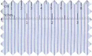 Portage Blue/White Stripes, 100% Cotton
