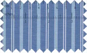 Polo Blue/White/Waikawa Gray Stripes, 35% Cotton/65% Polyester
