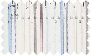 Ferra Brown/Comet Blue/Steel Blue/White Wide Stripes, 80% Cotton/20% Polyester