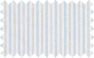 Lilly voilet/Light Blue Pinpoint Stripes, 2Ply 100% Cotton - Dull colored stripes with tightly woven stripes. Best for fall season.