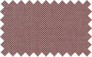 Russett Red/White Textured, 2Ply cotton