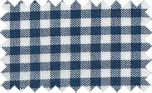 Catalina Blue checks, 2Ply cotton - Very breathable fabric