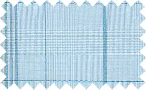 Glacier Blue plaids, 100% Cotton