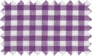 Affair purple/white 2Ply checks, 100% Cotton  - The fabric is breathable - best for summer