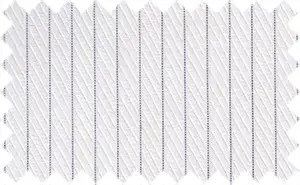 Black/White Pin Stripes, 65% cotton/35% polyester
