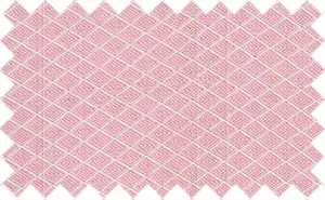 Careys Pink rhombus pattern, 35% cotton/65% polyester