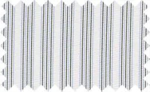 Cadet Blue/Black/White Stripes, 100% Cotton