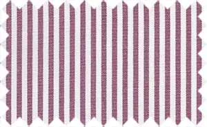 Strikemaster Purple/White Stripes, 75% cotton/25% Polyester- 2Ply fabric with a soft feel