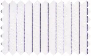 Smoky Violet/Titan White Stripes, 35% Cotton/65% Polyester