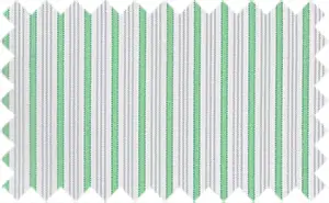 Medium Spring Green/Light Gray Stripes, 35% Cotton/85% Polyester