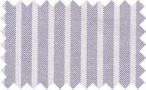 Dull Purple/White Pinpoint Stripes, 65% cotton/35% polyester - 2Ply pinpoint