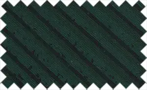 Black diagonal lines over dark green, Flax linen with shiny surface.