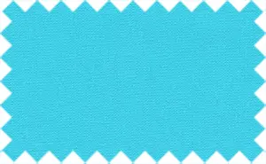 Turquoise Blue, 35% polyester, 65% cotton. 1Ply thin fabric
