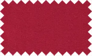 Maroon Cardinal Red, 75% polyester, 25% cotton. 1Ply, thin almost non-breathable fabric.