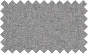 Medium Gray, 65% cotton/35% polyester. The fabric is made of white wrap and black weft threads. It gives up a light gray color. The fabric has a higher thread count and soft feeling.