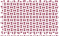 Burgundy printed pattern, 80% polyester, 20% cotton.