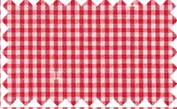 Brick red tiny checks, 100% cotton