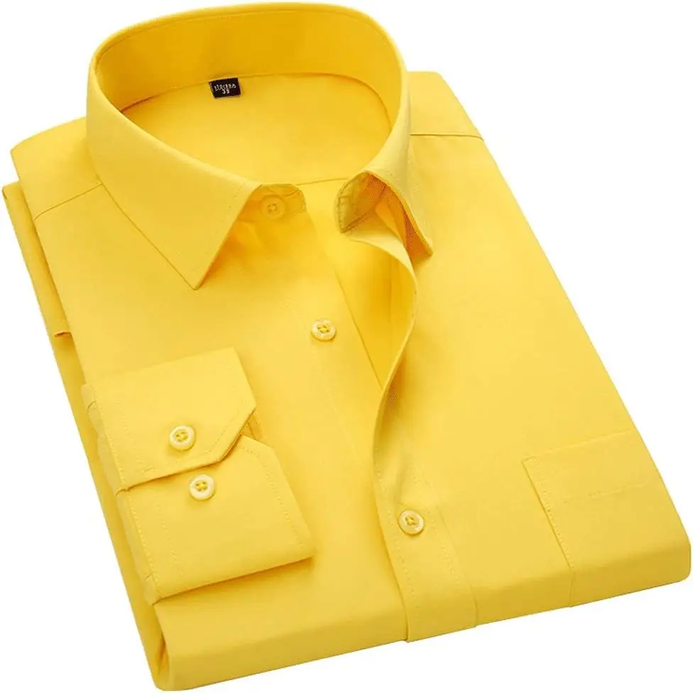 Yellow Custom Dress Shirt