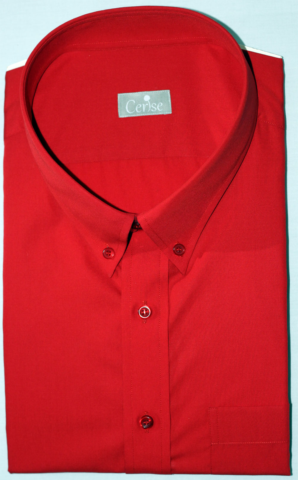 mens dark red shirt