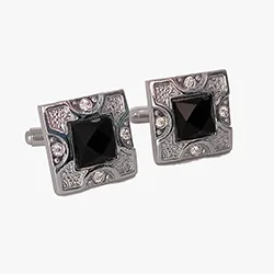 color: Silver Fashion Vintage cuff links