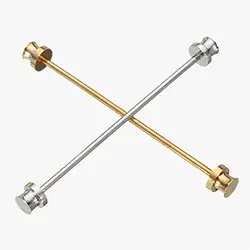 color: Golden Brass Collar Pin