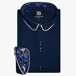 color: MEN'S NAVY SHIRT